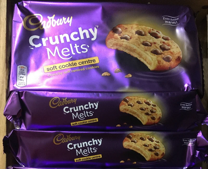 - Foldable and portable cat bag3x Cadbury Crunchy Melts with Soft Cookie Centre (3x156g) - Foldable and portable cat bag3x Cadbury Crunchy Melts with Soft Cookie Centre (3x156g)