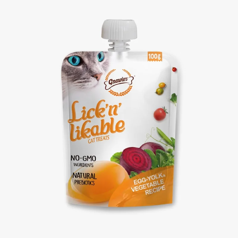 - Orijen cat food reviews Gnawlers Lick n Lickables ( Egg-Yolk & Vegetable ) Recipe - 100g - Orijen cat food reviews Gnawlers Lick n Lickables ( Egg-Yolk & Vegetable ) Recipe - 100g