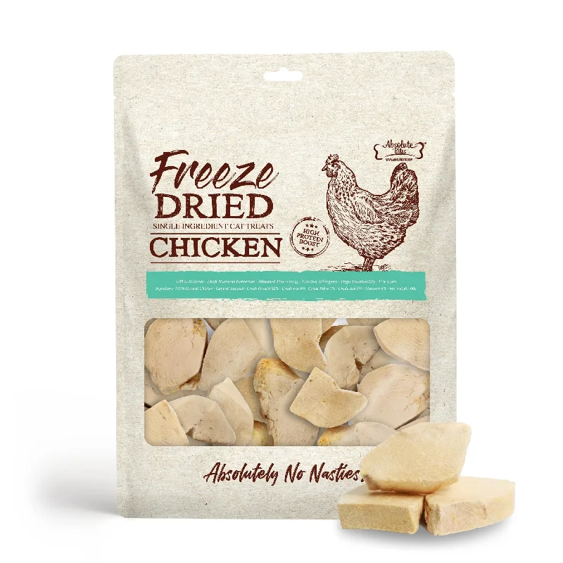   - How is Bricky cat food?  Absolute Bites Single Ingredient Freeze Dried Cat Treats - Chicken (60g)