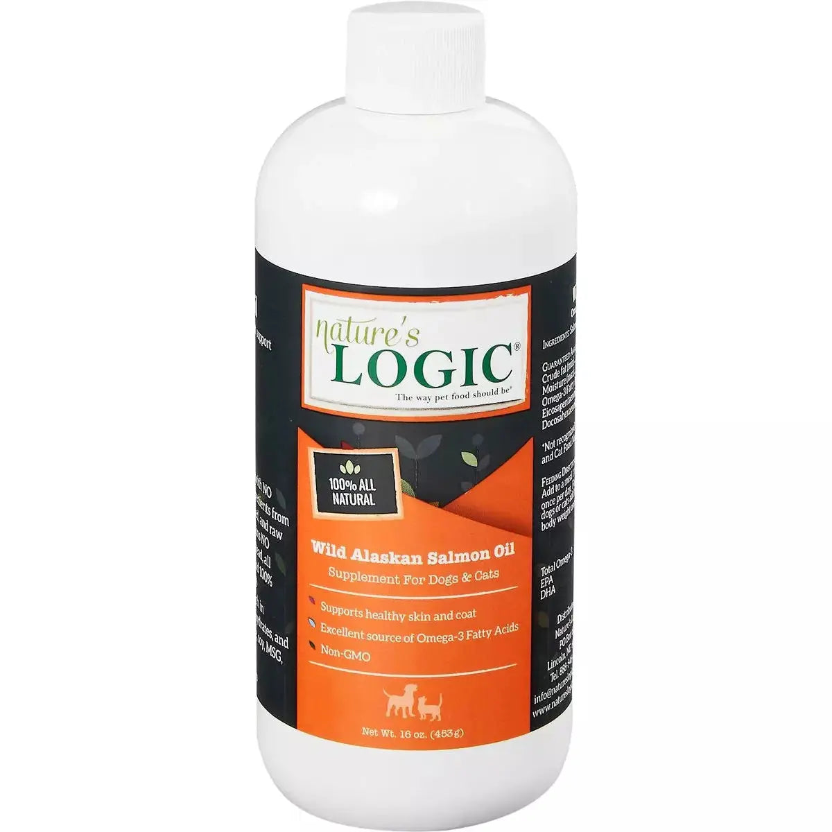 - Dog anti-slip matNature’s Logic Wild Alaskan Salmon Oil Dog & Cat Supplement - 32 oz. Bottle - Dog anti-slip matNature’s Logic Wild Alaskan Salmon Oil Dog & Cat Supplement - 32 oz. Bottle
