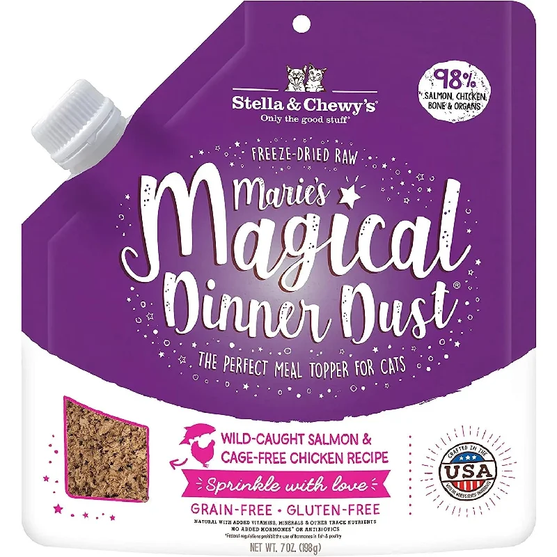 - Custom pet birthday cakeStella & Chewys Cat Freeze-Dried Marie Magical Dinner Dust Salmon 7Oz - Custom pet birthday cakeStella & Chewys Cat Freeze-Dried Marie Magical Dinner Dust Salmon 7Oz