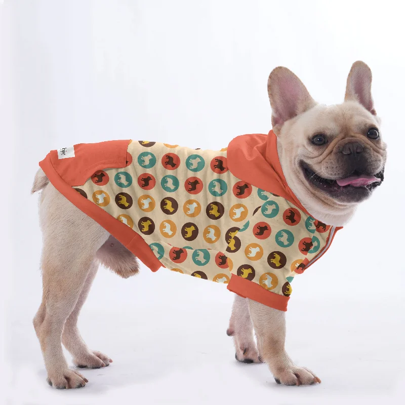  -Anti-slip claw protection raincoat FOR dogsCharcoal - Hoodies for French Bulldog  | Frenchie Shop Original