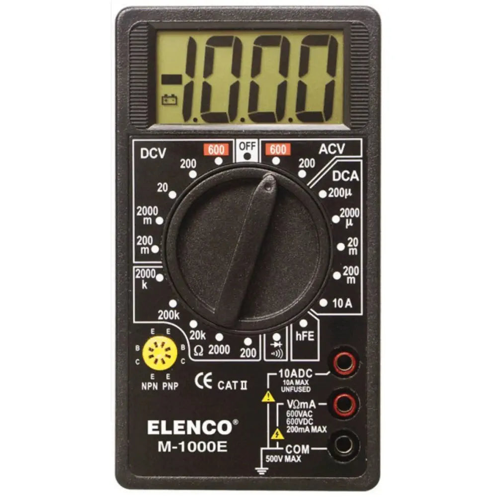 - Pet water dispenser UV sterilization versionElenco M-1000E Compact Digital Multimeter - Pet water dispenser UV sterilization versionElenco M-1000E Compact Digital Multimeter