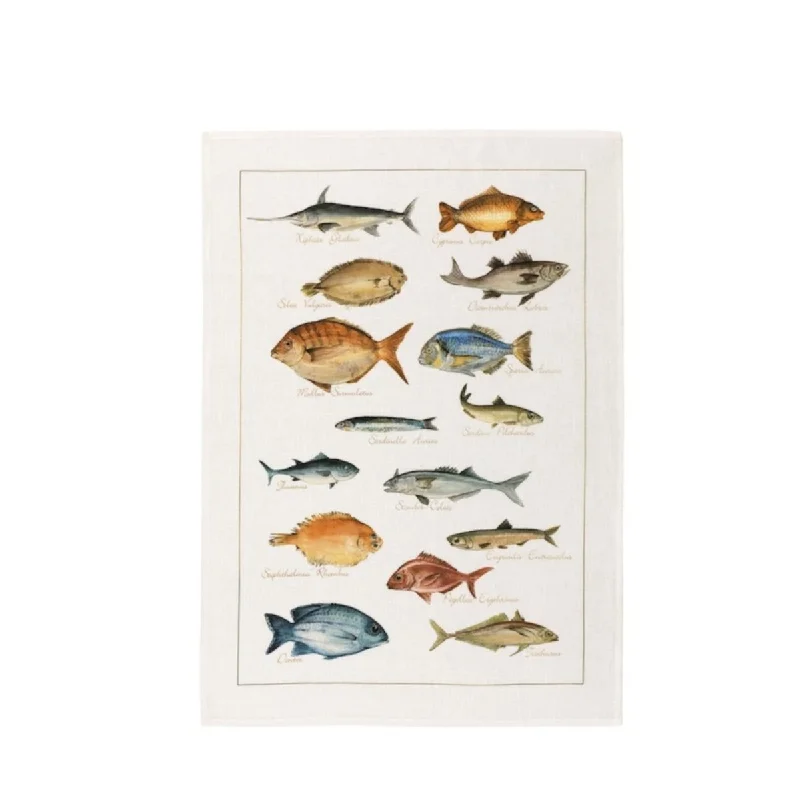  -Splash-proof food bowl AND Anti-choking slow food bowlTessitura Toscana Telerie La Mer Pesci Tea Towel 50 x 70cm
