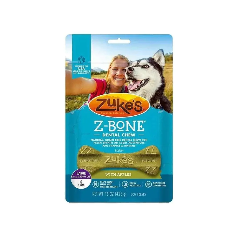 - Durable nylon dog leash wholesaleZuke's® Z-Bone® Large Grain Free Dental Chews with Apples Dog Treats 6 Count - Durable nylon dog leash wholesaleZuke's® Z-Bone® Large Grain Free Dental Chews with Apples Dog Treats 6 Count