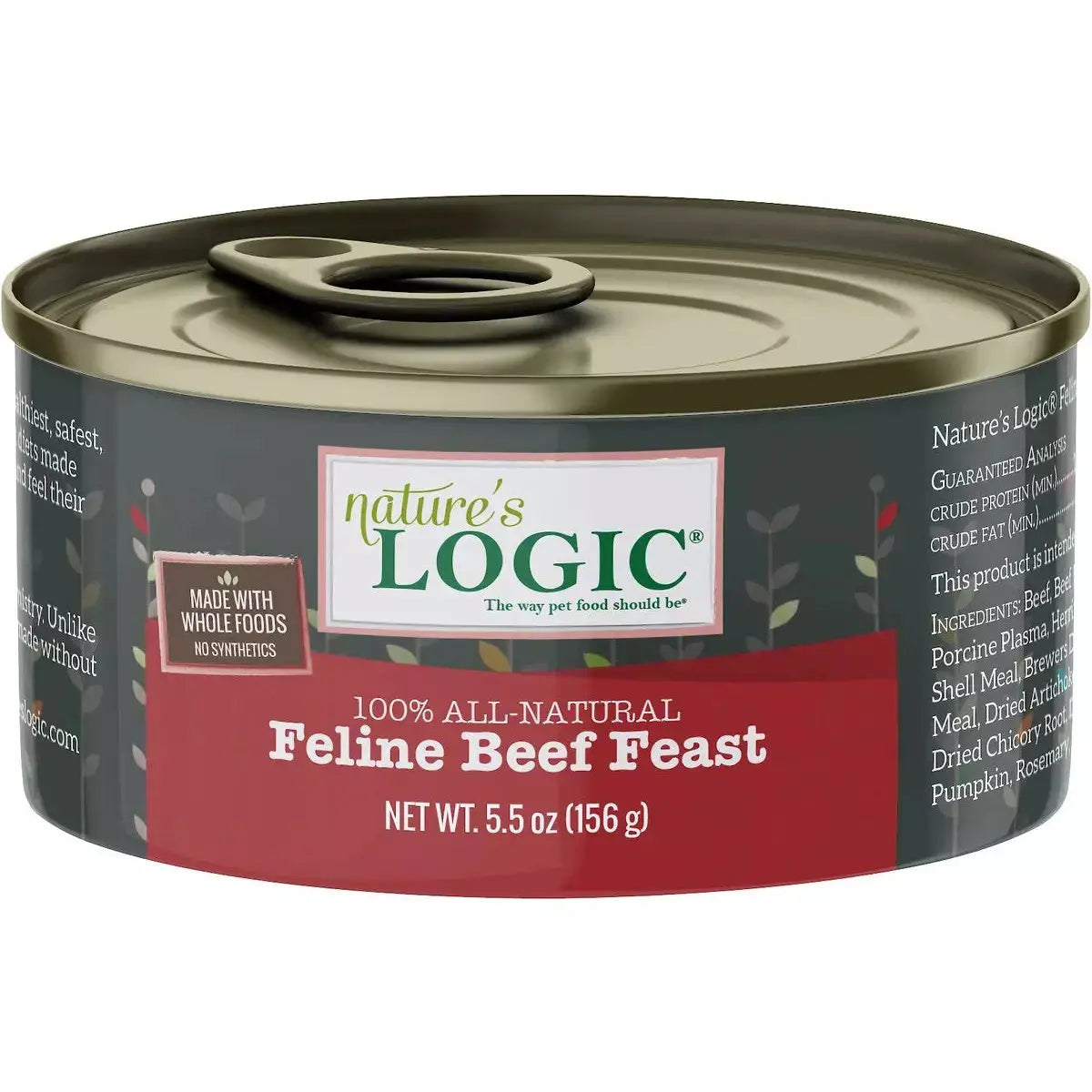 - Pet tear stain cleaning wipesNature's Logic Feline Beef Feast Grain-Free Canned Cat Food 5.5 oz Case of 24 - Pet tear stain cleaning wipesNature's Logic Feline Beef Feast Grain-Free Canned Cat Food 5.5 oz Case of 24