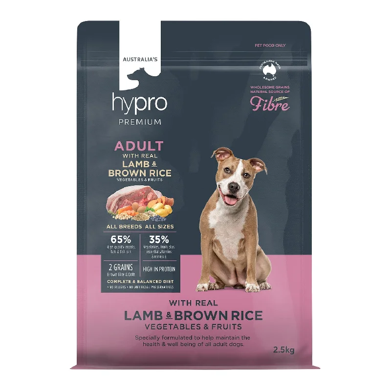 - Special food for puppiesHypro Premium Wholesome Grains Lamb & Brown Rice Adult Dry Dog Food