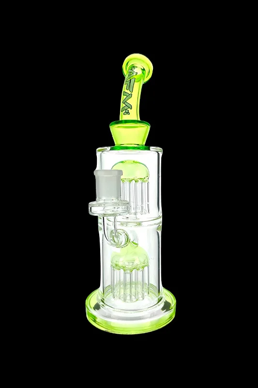  -Explosion-proof leash FOR LARGE dogsAFM Glass Double Tower Tree Colored Glass Water Pipe