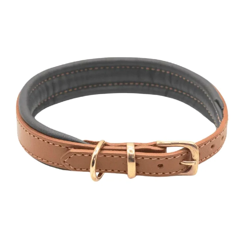 - Natural latex pet mattressLuxury Padded Leather Dog Collar Tan & Racing Green by Dogs & Horses