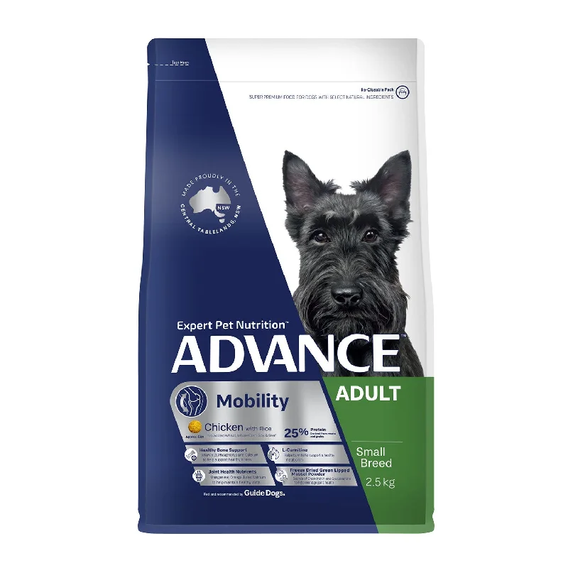  -Chicken-flavored dog foodAdvance Small Breed Mobility Chicken & Rice Adult Dry Dog Food 2.5kg