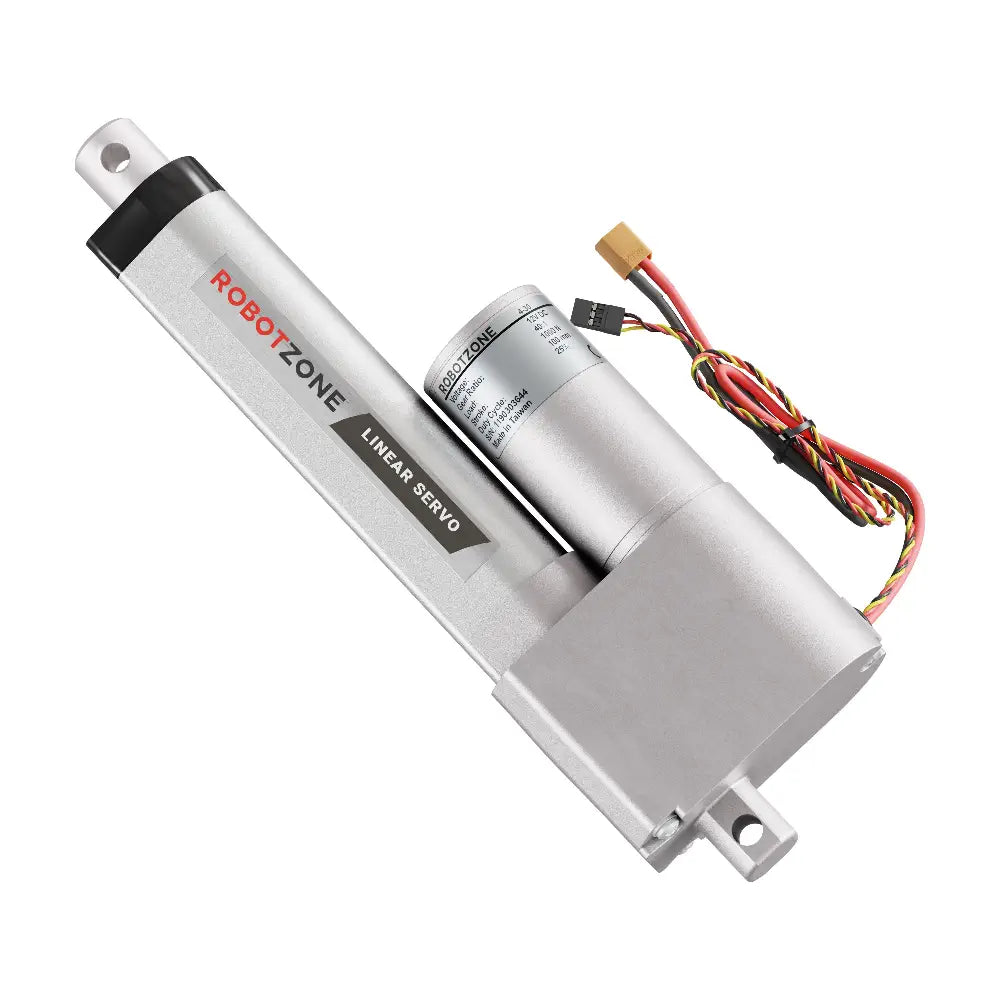 - Organic cotton dog bibsServoCity Heavy-Duty Linear Servo (Position Control, 12-24V, 225lb Thrust, 0.3"/sec, 4" Stroke) - Organic cotton dog bibsServoCity Heavy-Duty Linear Servo (Position Control, 12-24V, 225lb Thrust, 0.3"/sec, 4" Stroke)