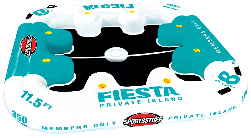  -Anti-scratch scratching board AND cat bed in oneSPORTSSTUFF® Fiesta Island 8 Person Inflatable Lounge