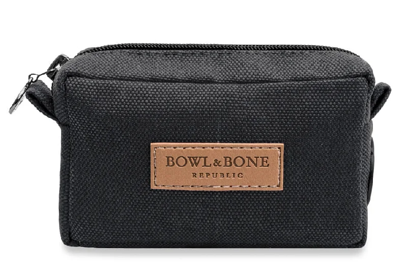 -Anti-scratch sofa protective coverBowl and Bone Stylish Midi Dog Treat & Poop Bag Holder Black