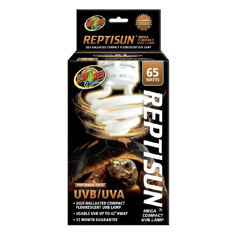 - Pet vitamin complex nutrition tabletsZoo Med ReptiSun Mega Compact UVB/UVA Lamp 65 W - Pet vitamin complex nutrition tabletsZoo Med ReptiSun Mega Compact UVB/UVA Lamp 65 W