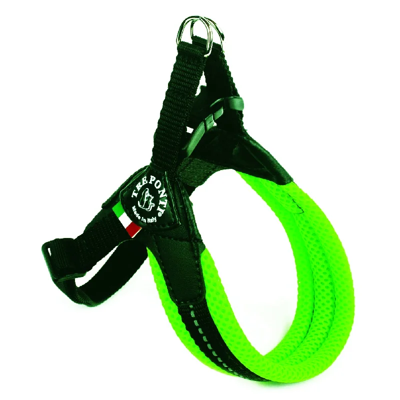 - Dog disposable foam shower gelTre Ponte Easy Fit Fluo Green Mesh Dog Harness with Adjustable Girth