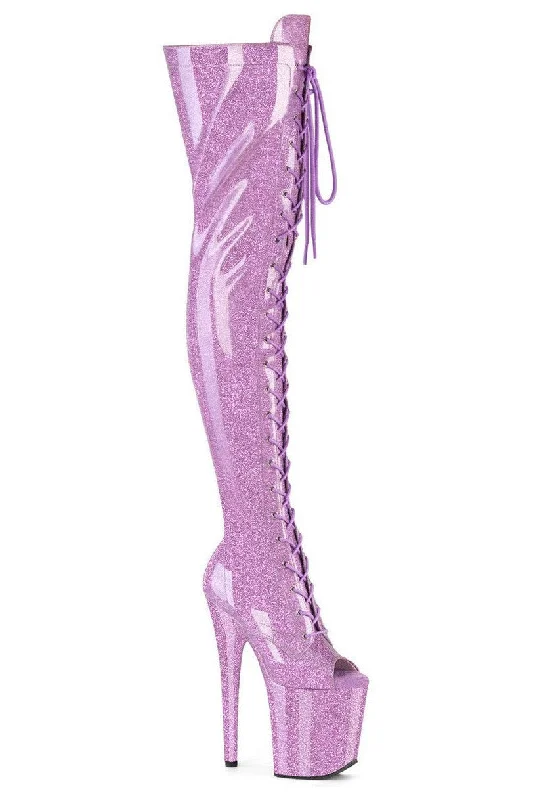 Pleaser FLAMINGO-3021GP Thigh Boot