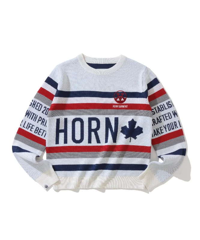 Maple Score Crew Sweater | WOMEN